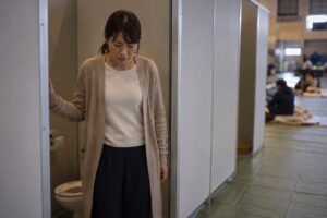 トイレの音が聞こえる