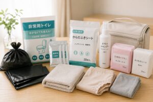 避難所で清潔を保つ対策グッズ