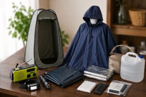 女性のための避難所プライバシー対策セット